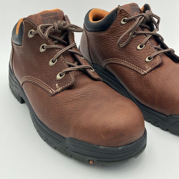 Timberland PRO PowerFit Titan Safety Toe Brown Work Shoes Mens 10.5M 47028